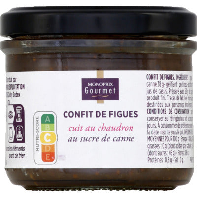Monoprix Gourmet Confit de Figues 135g Monoprix Gourmet Confit de Figues 135g