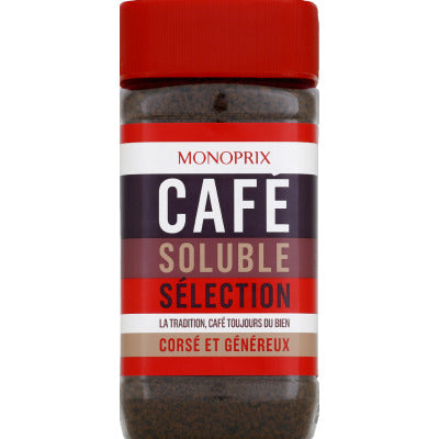 Monoprix Café Soluble Sélection 200g Monoprix Café Soluble Sélection 200g