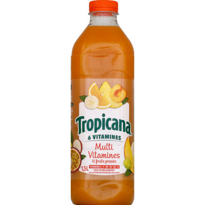 Tropicana Jus Multivitamines la Bouteille de 1,5L Tropicana Jus Multivitamines la Bouteille de 1,5L