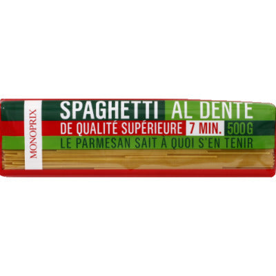 Monoprix Spaghetti Qualité Supérieure 500g Monoprix Spaghetti Qualité Supérieure 500G