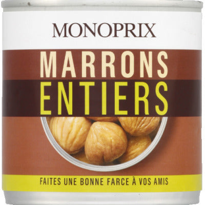 Monoprix Marrons entiers 280g Monoprix Marrons entiers 280g