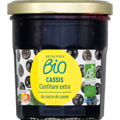 Monoprix Bio Confiture Cassis 350g Monoprix Bio Confiture Cassis 350g