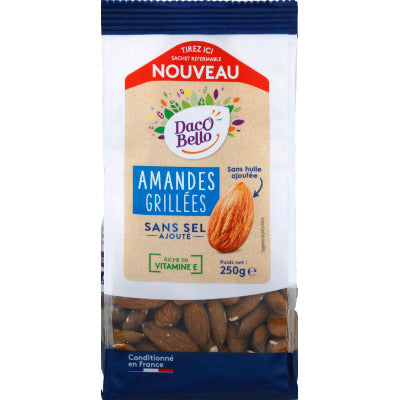 Daco Bello amandes grillés sans sel 250g Daco Bello amandes grillés sans sel 250g