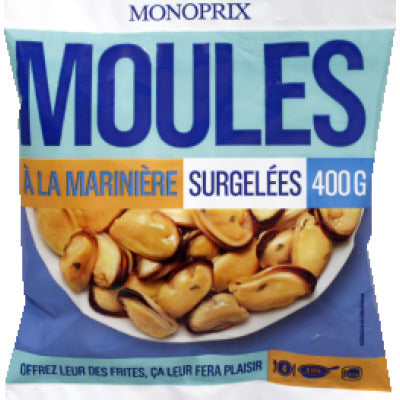 Monoprix Moules à la marinière 400g Monoprix Moules à la marinière 400g
