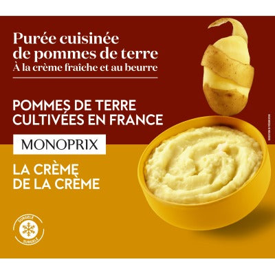 Monoprix Purée de pommes de terres cuisinée 750g Monoprix Purée de pommes de terres cuisinée 750g