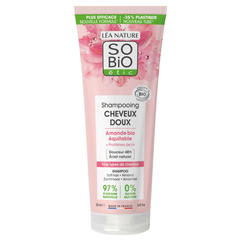 SO'BiO Étic Shampooing Cheveux Doux au Lait d'Amande Bio 250ml SO'BiO Étic Shampooing Cheveux Doux au Lait d'Amande Bio 250ml
