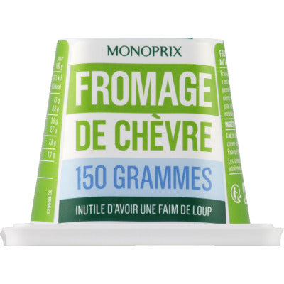 Monoprix Fromage de chèvre 150g Monoprix Fromage de chèvre 150g