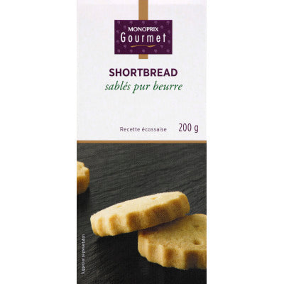 Monoprix Gourmet Shortbread Sablés Pur Beurre 200g Monoprix Gourmet Shortbread Sablés Pur Beurre 200g