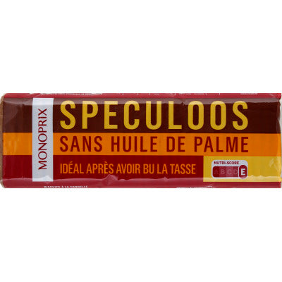 Monoprix Speculoos Sans Huile de Palme 250g Monoprix Speculoos Sans Huile de Palme 250g