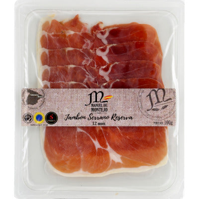 Manuel De Montejo Jambon Serrano Fe 100g Manuel De Montejo Jambon Serrano Fe 100G