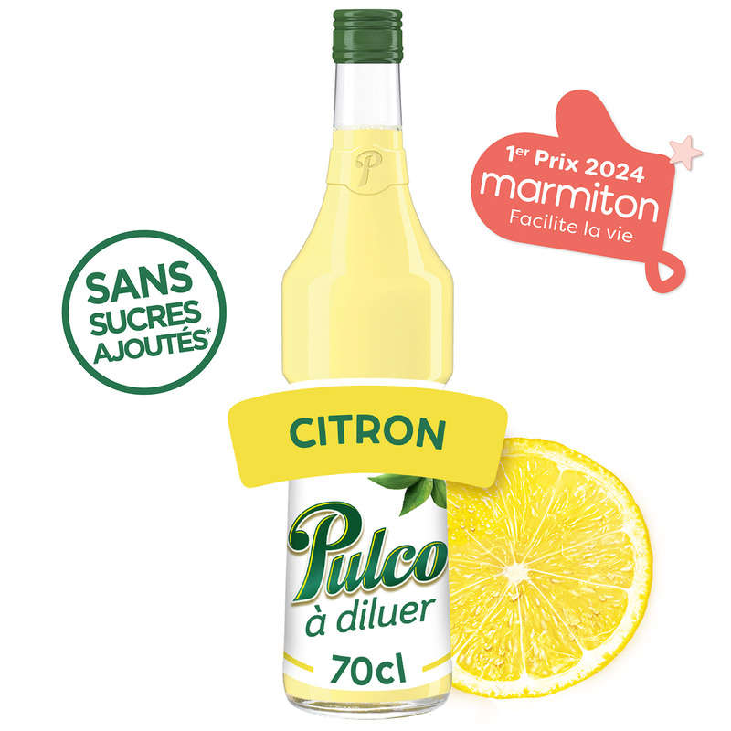 Pulco Citron boisson à diluer 70cl Pulco Citron boisson à diluer 70cl
