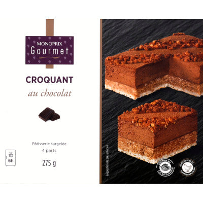 Monoprix Gourmet Le Croquant Au Chocolat 275g Monoprix Gourmet Le Croquant Au Chocolat 275g