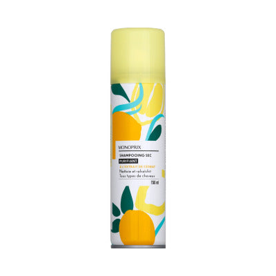 Monoprix Shampoing Sec Cédrat Et Fleur D'Oranger 150Ml Monoprix Shampoing Sec Cédrat Et Fleur D'Oranger 150Ml
