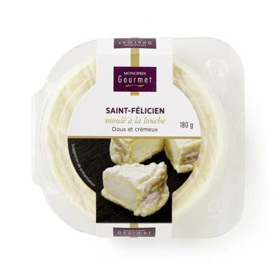 Monoprix Gourmet Saint-Félicien au lait cru 180g Monoprix Gourmet Saint-Félicien au lait cru 180g