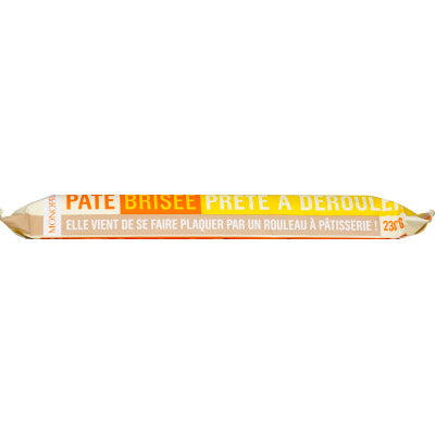 Monoprix Pâte brisée prête à dérouler 230g Monoprix Pâte brisée prête à dérouler 230g
