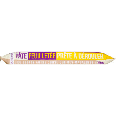 Monoprix Pâte feuilletée prête à dérouler 230g Monoprix Pâte feuilletée prête à dérouler 230g