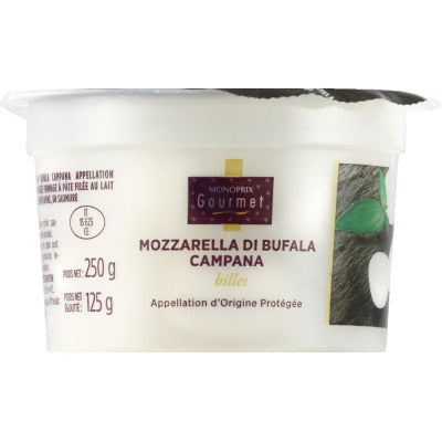 Monoprix Gourmet Billes di Bufala Campana AOP 125g Monoprix Gourmet Billes di Bufala Campana AOP 125g