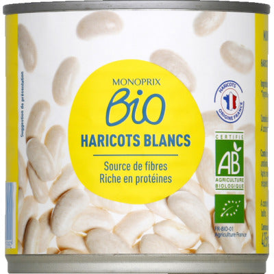 Monoprix Bio Haricots Blancs 250g Monoprix Bio Haricots blancs 250g