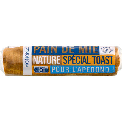 Monoprix Toast Rond Nature 280g Monoprix Toast Rond Nature 280g