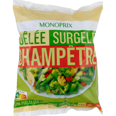 Monoprix Poêlée champêtre surgelé 1kg Monoprix Poêlée champêtre surgelé 1kg