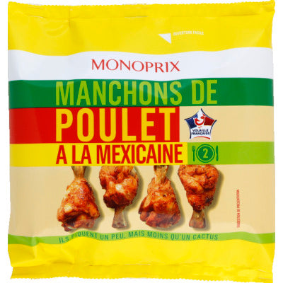 Monoprix Manchons de Poulet à la Mexicaine 250g Monoprix Manchons de Poulet à la Mexicaine 250g