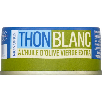 Monoprix Thon Blanc à L'huile d'Olive Vierge Extra 52g Monoprix Thon Blanc à L'huile d'Olive Vierge Extra 52g