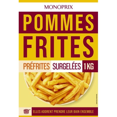 Monoprix Pommes Frites 1kg Monoprix Pommes Frites 1kg