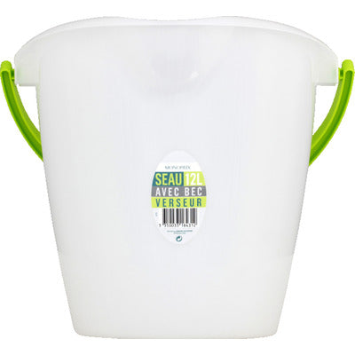 Monoprix Seau avec bec verseur 12l Monoprix Seau avec bec verseur 12l