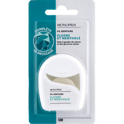 Monoprix Fil Dentaire 50m Monoprix Fil Dentaire 50M
