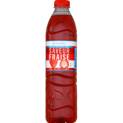Monoprix Eau Aromatisée Saveur Fraise 1,5L Monoprix Eau Aromatisée Saveur Fraise 1,5L