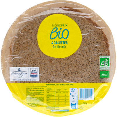 Monoprix Bio Galettes de Blé noir 200g Monoprix Bio Galettes de Blé noir 200g