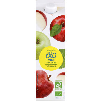 Monoprix Bio 100% Pur Jus de Pomme 1L Monoprix Bio 100% Pur Jus de Pomme 1L