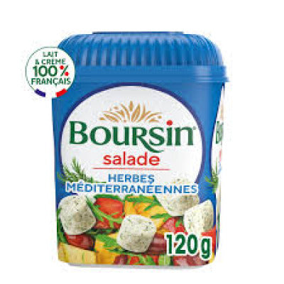 Boursin salade Herbes Méditerranés 120g Boursin salade Herbes Méditerranés 120g