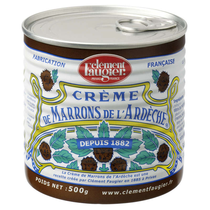 Clement Faugier Crème De Marrons De L'Ardèche 500g Clement Faugier Crème De Marrons De L'Ardèche 500g