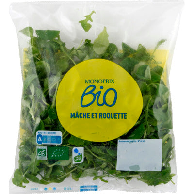 Monoprix Bio mâche et roquette 100g Monoprix Bio mâche et roquette 100g