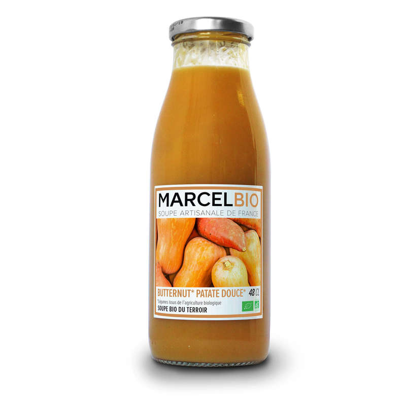 Marcel Bio Soupe de Butternut & Patate douce Bio 48cl Marcel Bio Soupe de Butternut & Patate douce Bio 48cl