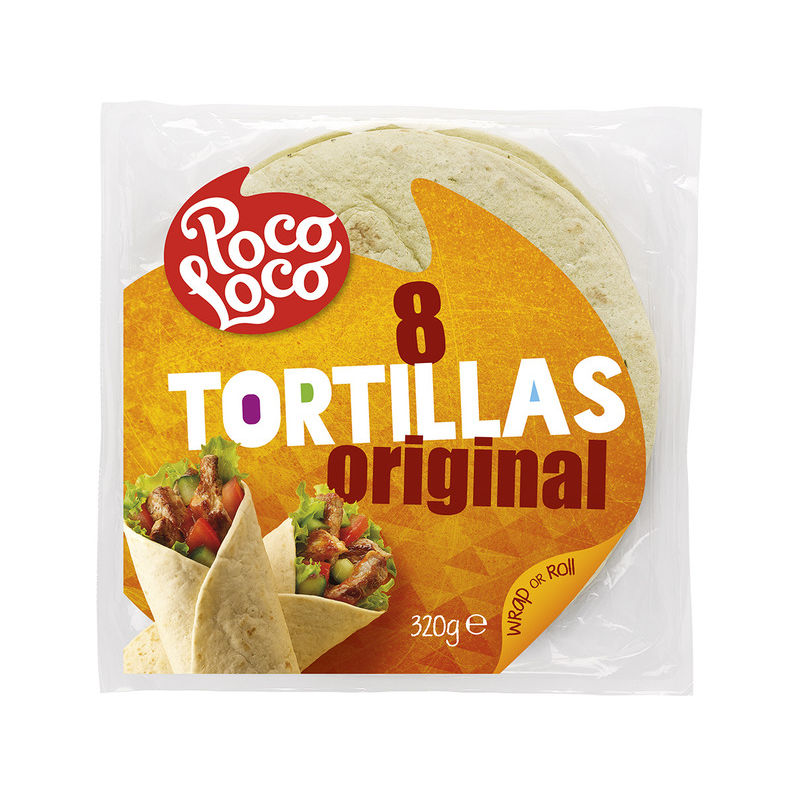 Poco Loco 8 Tortillas Original 320g Poco Loco 8 Tortillas Original 320g