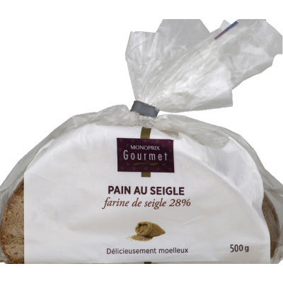Monoprix Gourmet Pain au seigle 500g Monoprix Gourmet Pain au seigle 500g