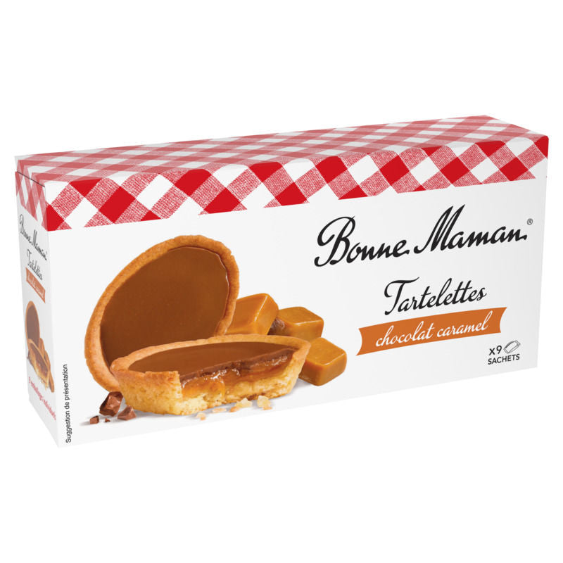 Bonne Maman Tartelettes chocolat caramel 135g Bonne Maman Tartelettes chocolat caramel 135g
