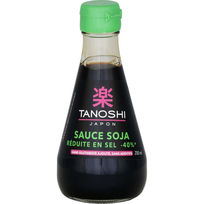 Tanoshi Japon Sauce Soja Réduite En Sel 200ml Tanoshi Japon Sauce Soja Réduite En Sel 200ml