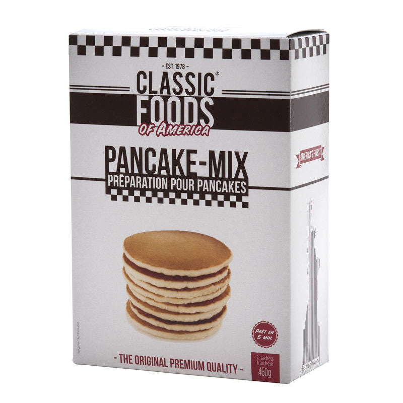Classic Foods Of America Pancake-Mix, Préparation Pour Pancakes 460g Classic Foods Of America Pancake-Mix, Préparation Pour Pancakes 460g