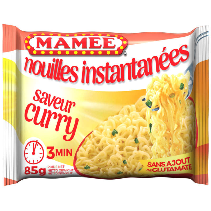 Mamee Nouilles instantanées, saveur curry 85g Mamee Nouilles instantanées, saveur curry 85g