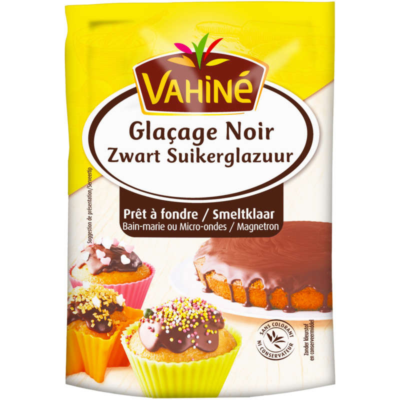 Vahiné Glaçage Chocolat Prêt À Fondre 120g Vahiné Glaçage Chocolat Prêt À Fondre 120g