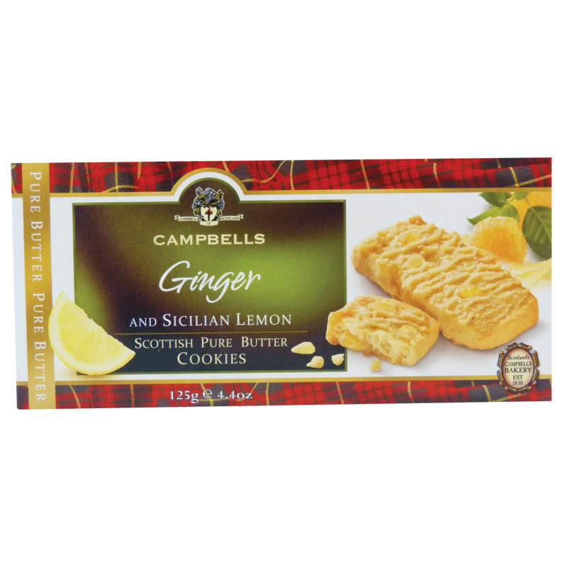 Campbell'S Sablés Beurre Au Gingembre 125g Campbell'S Sablés Beurre Au Gingembre 125g