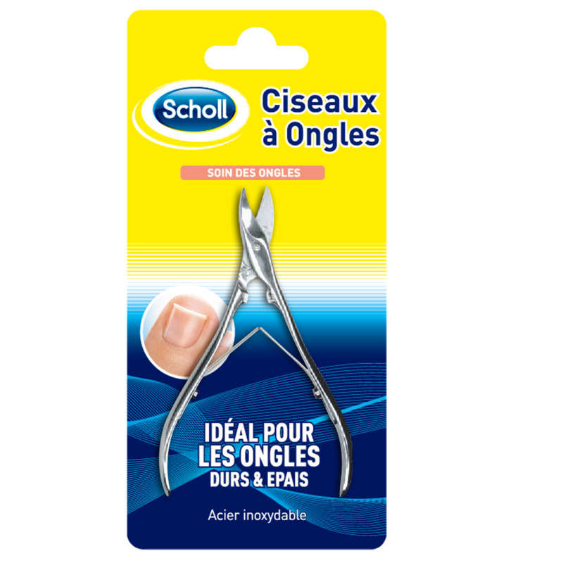 Scholl Ciseaux À Ongles, Ongles Durs & Épais, Ergonomiques & Résistants Scholl Ciseaux À Ongles, Ongles Durs & Épais, Ergonomiques & Résistants