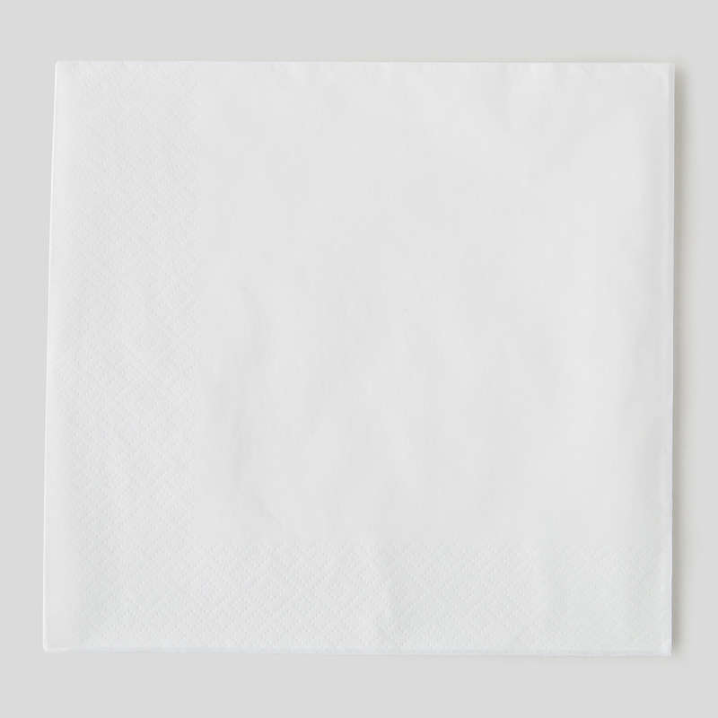 Monoprix Maison 50 Serviettes Blanches, 40X40Cm Monoprix Maison 50 Serviettes Blanches, 40X40Cm