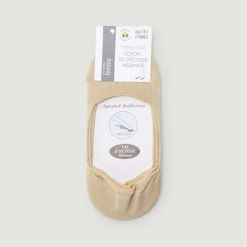 Monoprix Femme Protège-Pieds X2 Spécial Ballerine Beiges TU Monoprix Femme Protège-Pieds X2 Spécial Ballerine Beiges TU
