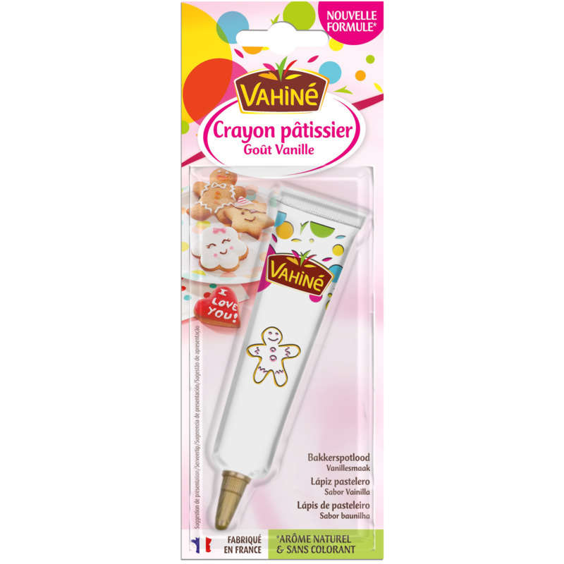 Vahiné Crayon pâtissier Goût Vanille 25g Vahiné Crayon pâtissier Goût Vanille 25g