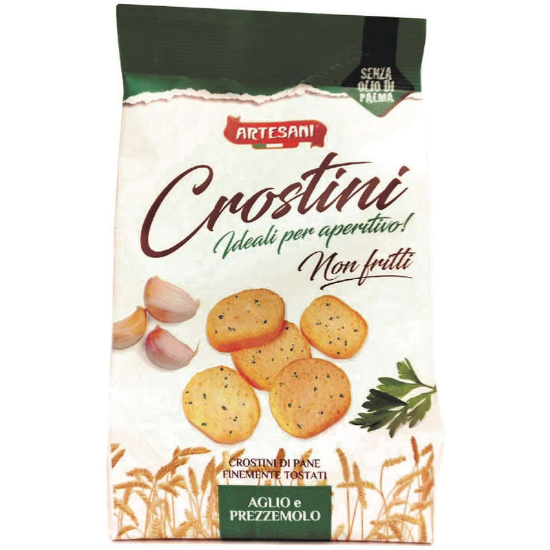 Artesani Crostini Ail Et Persil 100g Artesani Crostini Ail Et Persil 100g