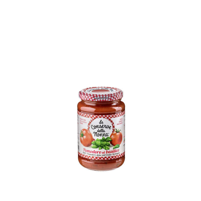 Conserve Della Nonna Tomate & Basilic 350g Conserve Della Nonna Tomate & Basilic 350g